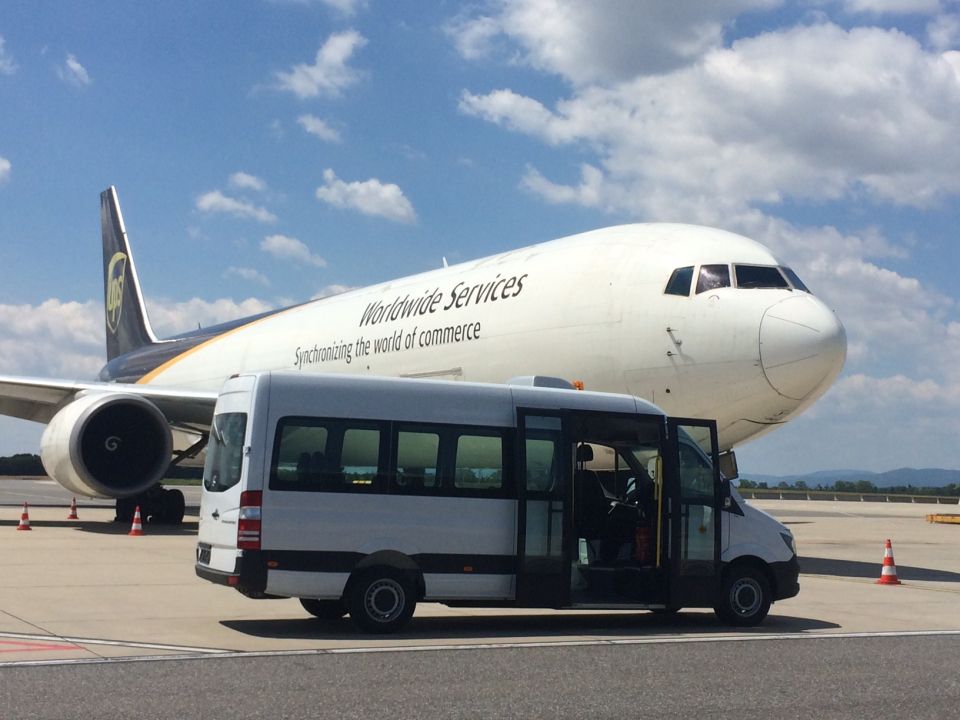 Airport bus mercedes benz sprinter