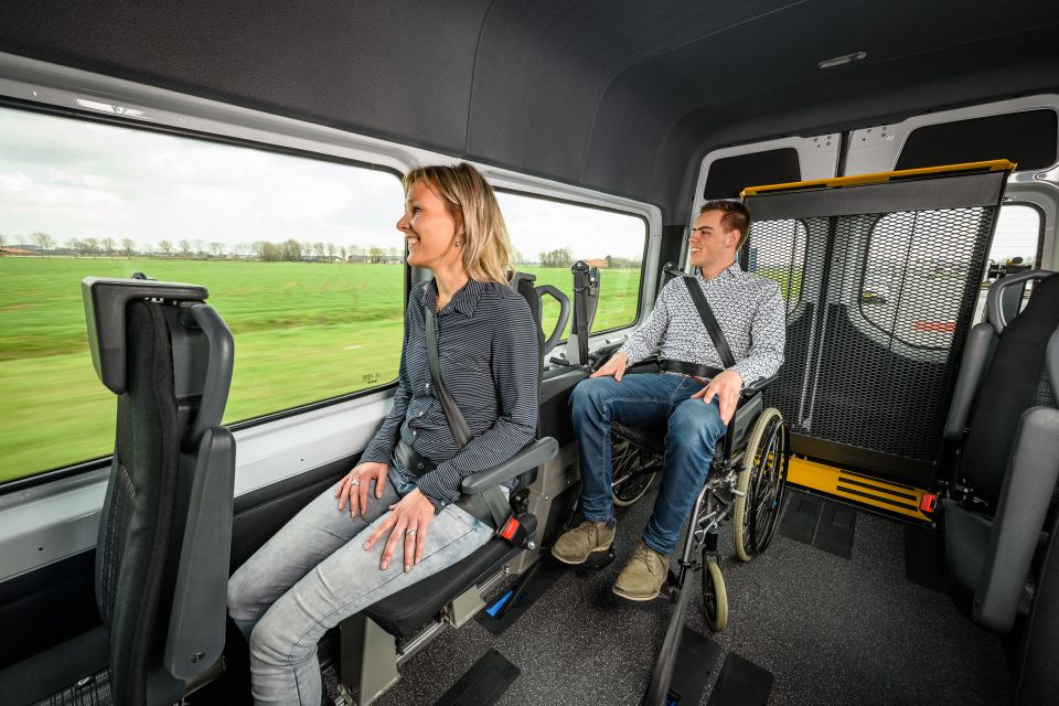 Group transport with the Ford Transit wheelchair taxi